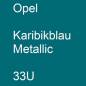 Preview: Opel, Karibikblau Metallic, 33U.